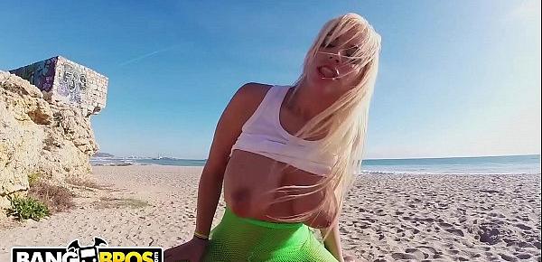  BANGBROS - Blonde PAWG Blondie Fesser Fucked In Public